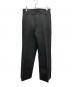 MM6 Maison Margiela（エムエムシックスメゾンマルジェラ）の古着「ダンボールニット センタープレスパンツ」｜ブラック
