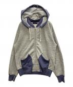 MISTER FREEDOM×SUGAR CANEミスターフリーダム×シュガーケーン）の古着「11.5oz. HOODIE ZIP SWEATSHIRT The CONTENDER」｜グレー