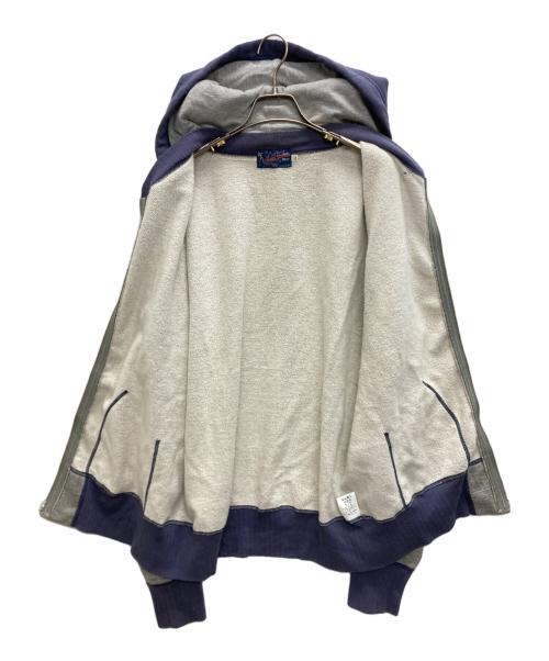 MISTER FREEDOM（ミスターフリーダム）MISTER FREEDOM (ミスターフリーダム) SUGAR CANE (シュガーケーン) 11.5oz. HOODIE ZIP SWEATSHIRT The CONTENDER グレー サイズ:SIZE XLの古着・服飾アイテム