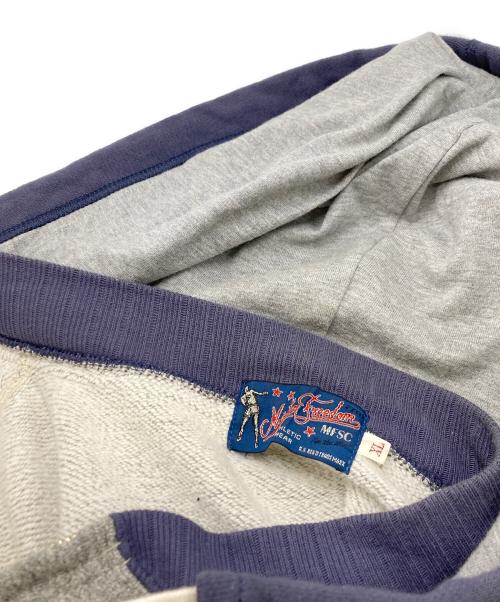 MISTER FREEDOM（ミスターフリーダム）MISTER FREEDOM (ミスターフリーダム) SUGAR CANE (シュガーケーン) 11.5oz. HOODIE ZIP SWEATSHIRT The CONTENDER グレー サイズ:SIZE XLの古着・服飾アイテム