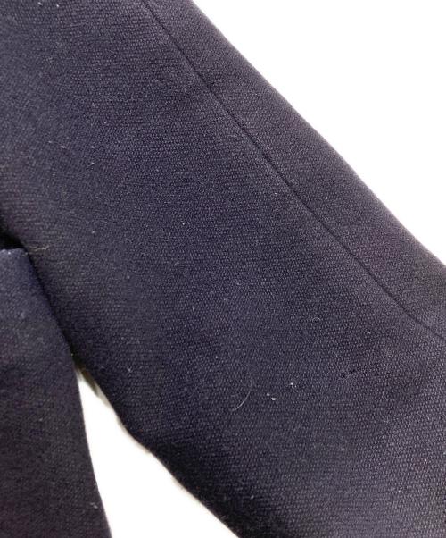 DRIES VAN NOTEN（ドリスヴァンノッテン）DRIES VAN NOTEN (ドリスヴァンノッテン) ウール×ナイロンロングジップコート ブラック サイズ:SIZE Lの古着・服飾アイテム