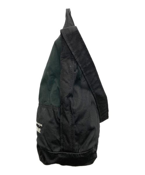 COMME des GARCONS HOMME（コムデギャルソン オム）COMME des GARCONS HOMME (コムデギャルソン オム) 綿ナイロンリップパッチワーク製品洗 2WAY BAG ブラックの古着・服飾アイテム