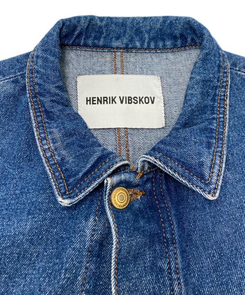 Henrik Vibskov（ヘンリック ヴィブスコフ）Henrik Vibskov (ヘンリック ヴィブスコフ) デニムカバーオール インディゴ サイズ:SIZE　Mの古着・服飾アイテム