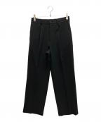 N.HOOLYWOOD×STUDIOUSエヌ ハリウッド×ステュディオス）の古着「Natsu No Wide Tapered Pants」｜ブラック