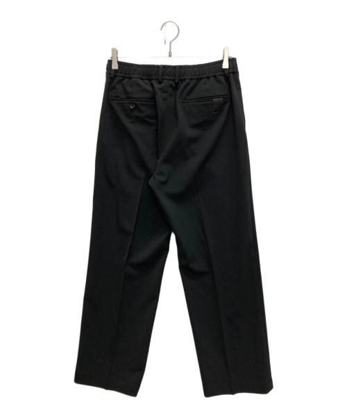 N.HOOLYWOOD（エヌ ハリウッド）N.HOOLYWOOD (エヌ ハリウッド) STUDIOUS (ステュディオス) Natsu No Wide Tapered Pants ブラック サイズ:SIZE36の古着・服飾アイテム