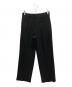 N.HOOLYWOOD（エヌ ハリウッド）の古着「Natsu No Wide Tapered Pants」｜ブラック