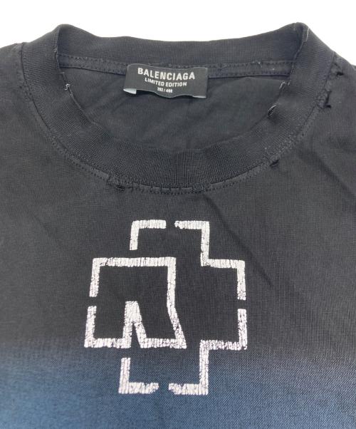 BALENCIAGA（バレンシアガ）BALENCIAGA (バレンシアガ) Rammstein Tee ブラック サイズ:SIZE Sの古着・服飾アイテム