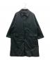 TOMORROW LAND（トゥモローランド）の古着「ポリエステルツイル ステンカラーコート」｜ダークグリーン