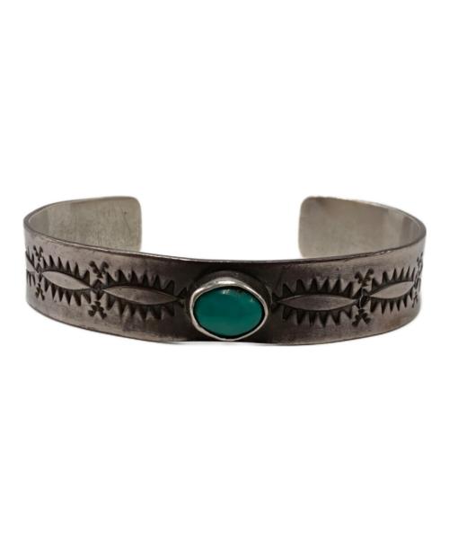 Navajo（ナバホ）NAVAJO (ナバホ) ターコイズバングル シルバーの古着・服飾アイテム