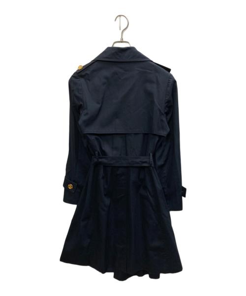 CELINE（セリーヌ）CELINE (セリーヌ) トリオンフボタンダブルトレンチコート ネイビー サイズ:不明の古着・服飾アイテム