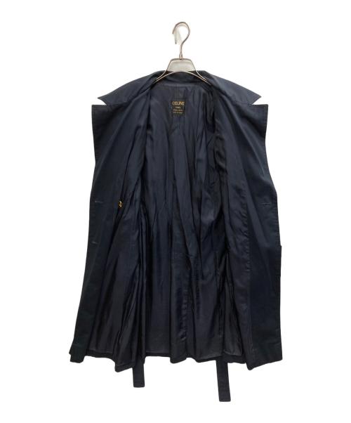 CELINE（セリーヌ）CELINE (セリーヌ) トリオンフボタンダブルトレンチコート ネイビー サイズ:不明の古着・服飾アイテム
