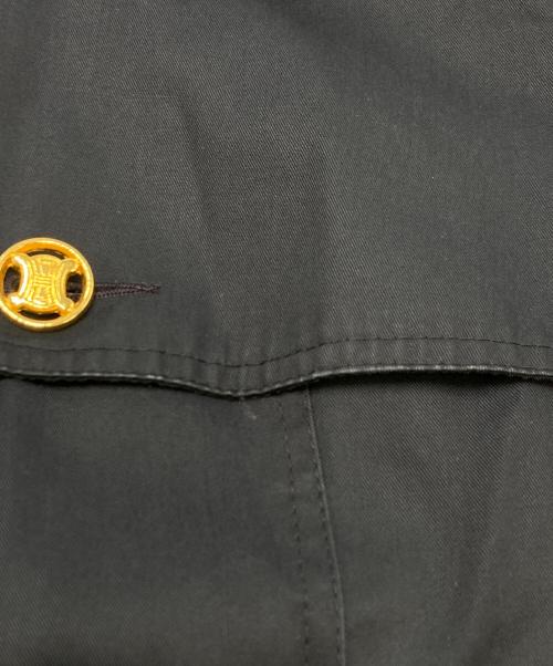 CELINE（セリーヌ）CELINE (セリーヌ) トリオンフボタンダブルトレンチコート ネイビー サイズ:不明の古着・服飾アイテム