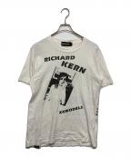 Hysteric Glamourヒステリックグラマー）の古着「リチャードカーン プリントTシャツ」｜ホワイト