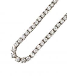 AVALANCHE（アヴァランチ）の古着「テニスチェーン ネックレス」｜シルバー