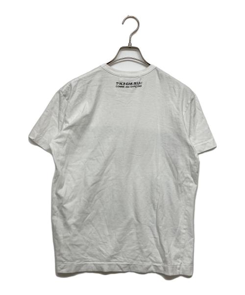 TRADING MUSEUM COMME des GARCONS（トレーディングミュージアムコムデギャルソン）TRADING MUSEUM COMME des GARCONS (トレーディングミュージアムコムデギャルソン) Tシャツ ホワイト サイズ:SIZE Lの古着・服飾アイテム