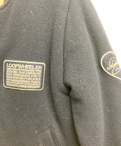 LOOPWHEELER（ループウィラー）LOOPWHEELER (ループウィラー) ウールスタジャン ネイビー サイズ:SMALLの古着・服飾アイテム