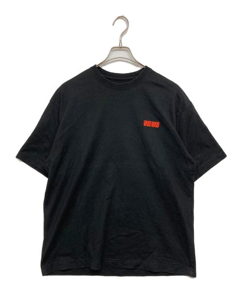 SEESEE（シーシー）SEESEE (シーシー) ロゴ刺繍Tシャツ ブラック サイズ:SIZE Sの古着・服飾アイテム