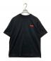 SEESEE（シーシー）の古着「ロゴ刺繍Tシャツ」｜ブラック