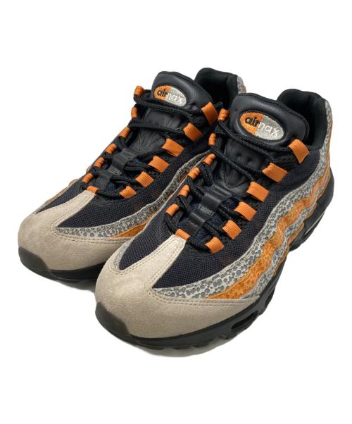 NIKE（ナイキ）NIKE (ナイキ) エア マックス 95 SE 'What the Safari' ブラック×オレンジ サイズ:US9.5の古着・服飾アイテム