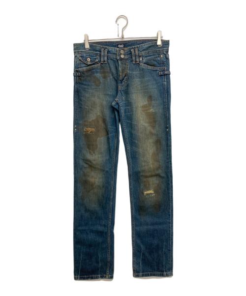 DOLCE & GABBANA（ドルチェ＆ガッバーナ）DOLCE & GABBANA (ドルチェ＆ガッバーナ) デニムパンツ インディゴ サイズ:	SIZE W31の古着・服飾アイテム