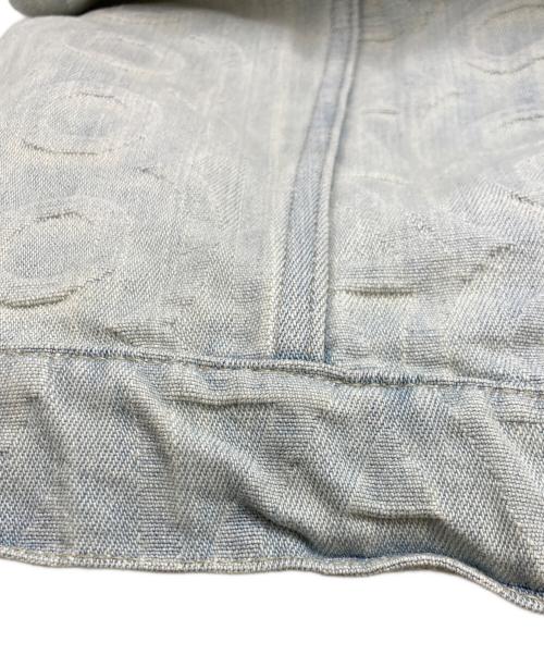 MARC JACOBS（マークジェイコブズ）MARC JACOBS (マークジェイコブズ) モノグラムデニムジャケット ライトインディゴ サイズ:SIZE Lの古着・服飾アイテム