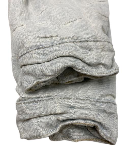 MARC JACOBS（マークジェイコブズ）MARC JACOBS (マークジェイコブズ) モノグラムデニムジャケット ライトインディゴ サイズ:SIZE Lの古着・服飾アイテム