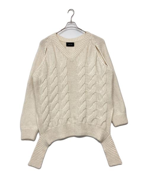 Simone Rocha（シモーネ ロシャ）Simone Rocha (シモーネ ロシャ) oversized knit ホワイト サイズ:SIZE Mの古着・服飾アイテム