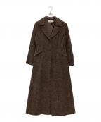 BALENCIAGA PARISバレンシアガ パリス）の古着「アルパカ混コート」｜ブラウン