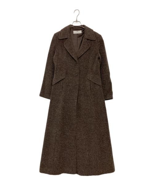 BALENCIAGA PARIS（バレンシアガ パリス）BALENCIAGA PARIS (バレンシアガ パリス) アルパカ混コート ブラウン サイズ:SIZE 38の古着・服飾アイテム