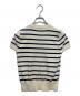 POLO RALPH LAUREN (ポロ・ラルフローレン) 半袖ボーダーニット ネイビー×ベージュ サイズ:SIZE XS：5000円