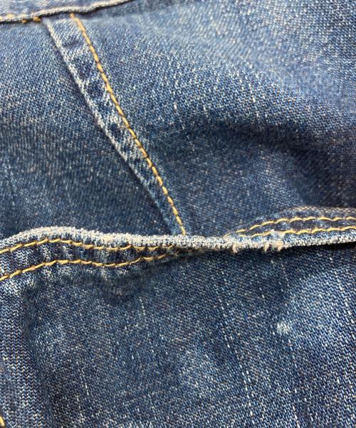 POLO RALPH LAUREN（ポロ・ラルフローレン）POLO RALPH LAUREN (ポロ・ラルフローレン) ブリーチワイドデニムパンツ インディゴ サイズ:SIZE24の古着・服飾アイテム