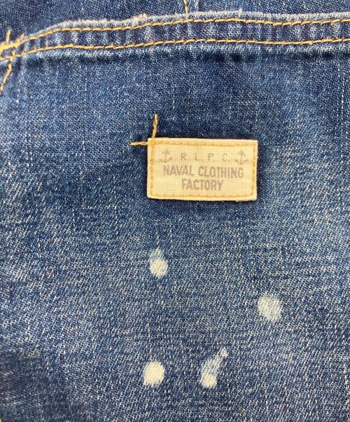 POLO RALPH LAUREN（ポロ・ラルフローレン）POLO RALPH LAUREN (ポロ・ラルフローレン) ブリーチワイドデニムパンツ インディゴ サイズ:SIZE24の古着・服飾アイテム