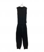 PLAIN PEOPLEプレインピープル）の古着「ハイツイストフライスオールインワン」｜ブラック