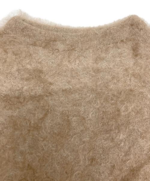 DOMELLE（ドメル）DOMELLE (ドメル) FUR CASHMERE VEST ブラウン サイズ:FREEの古着・服飾アイテム