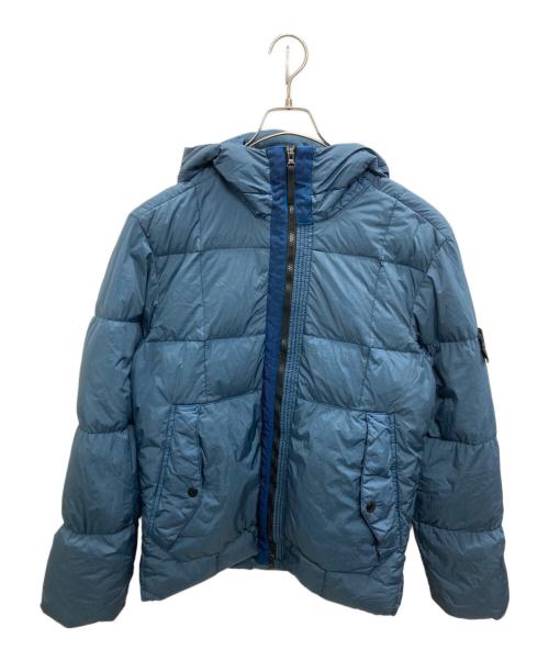 STONE ISLAND（ストーンアイランド）STONE ISLAND (ストーンアイランド) GARMENT DYED CRINKLE REPS NY DOWN ネイビー サイズ:Lの古着・服飾アイテム