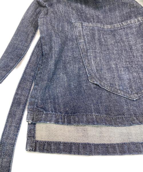 KENZO（ケンゾー）KENZO (ケンゾー) BOKE FLOWER 刺繍 ノースリーブ デニム ベスト インディゴ サイズ:SIZE Sの古着・服飾アイテム