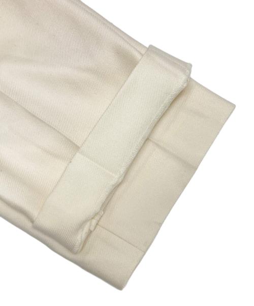 LILYSILK（リリーシルク）LILYSILK (リリーシルク) シルク混スラックス ホワイト サイズ:SIZE 5の古着・服飾アイテム
