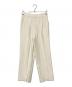 LILYSILK（リリーシルク）の古着「シルク混スラックス」｜ホワイト