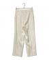 LILYSILK (リリーシルク) シルク混スラックス ホワイト サイズ:SIZE 5：10000円