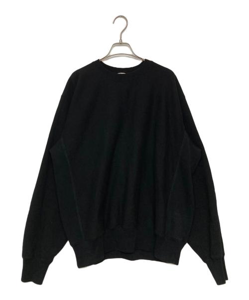 AURALEE（オーラリー）AURALEE (オーラリー) SMOOTH SOFT BD SWEAT P/O ブラック サイズ:SIZE 5の古着・服飾アイテム