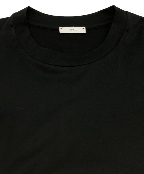 ATON（エイトン）ATON (エイトン) Suvin60/2 Oversized Long-Sleeve T-shirt ブラック サイズ:SIZE 04の古着・服飾アイテム