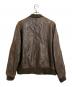 ALFRED DUNHILL (アルフレッド・ダンヒル) レザージャケット ブラウン サイズ:Ｌ：18000円