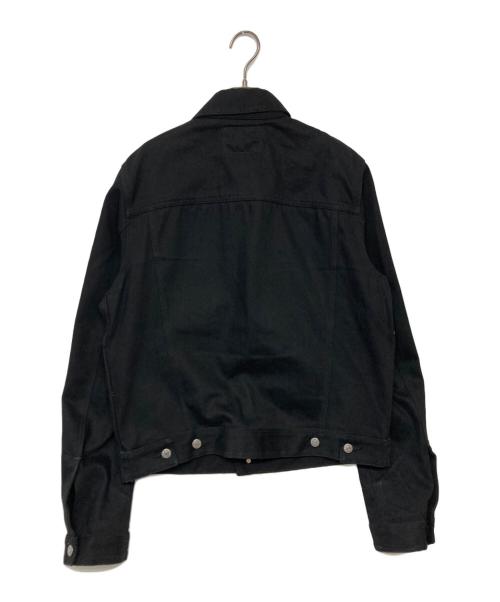 ACNE STUDIOS Bla konst（アクネステュディオスブロコンスト）ACNE STUDIOS Bla konst (アクネステュディオスブロコンスト) トラッカーデニムジャケット ブラック サイズ:size46の古着・服飾アイテム