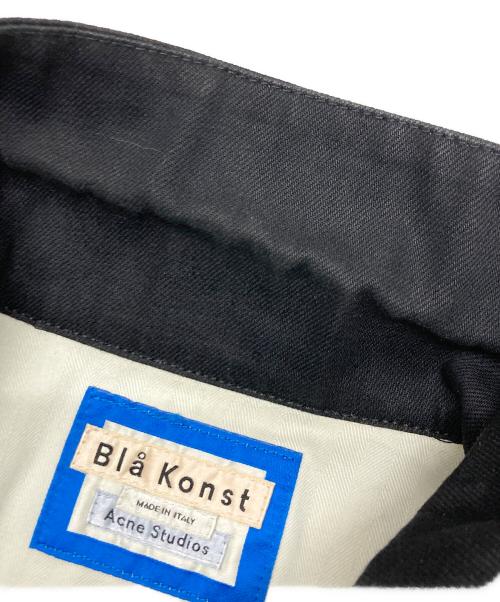 ACNE STUDIOS Bla konst（アクネステュディオスブロコンスト）ACNE STUDIOS Bla konst (アクネステュディオスブロコンスト) トラッカーデニムジャケット ブラック サイズ:size46の古着・服飾アイテム