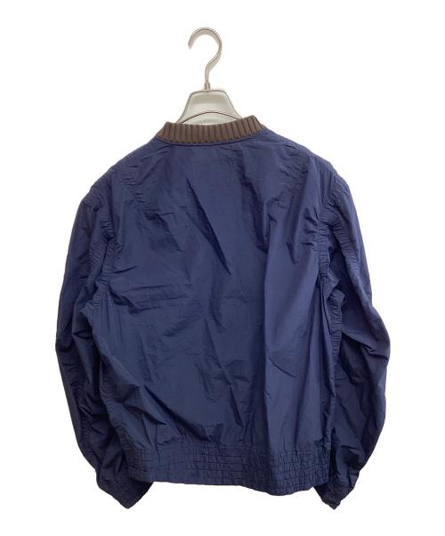 KOLOR（カラー）KOLOR (カラー) エアリーペーパークロス MA-I ジャケット ネイビー サイズ:SIZE 2の古着・服飾アイテム