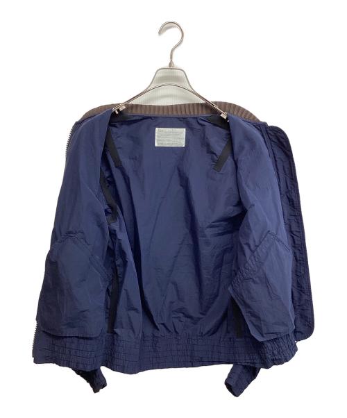 KOLOR（カラー）KOLOR (カラー) エアリーペーパークロス MA-I ジャケット ネイビー サイズ:SIZE 2の古着・服飾アイテム