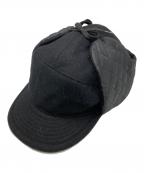 COMME des GARCONS SHIRTコムデギャルソンシャツ）の古着「JET WOOL CAP」｜ブラック