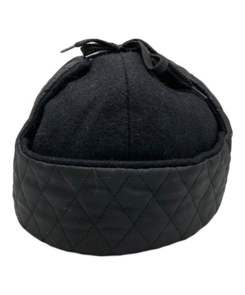 COMME des GARCONS SHIRT（コムデギャルソンシャツ）COMME des GARCONS SHIRT (コムデギャルソンシャツ) JET WOOL CAP ブラックの古着・服飾アイテム