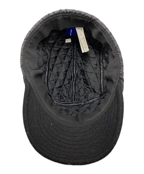COMME des GARCONS SHIRT（コムデギャルソンシャツ）COMME des GARCONS SHIRT (コムデギャルソンシャツ) JET WOOL CAP ブラックの古着・服飾アイテム