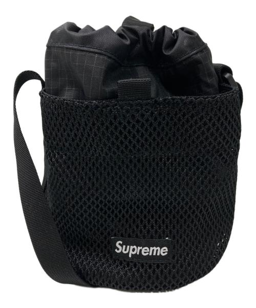 SUPREME（シュプリーム）SUPREME (シュプリーム) 3D Logo Small Cinch Pouch ブラックの古着・服飾アイテム